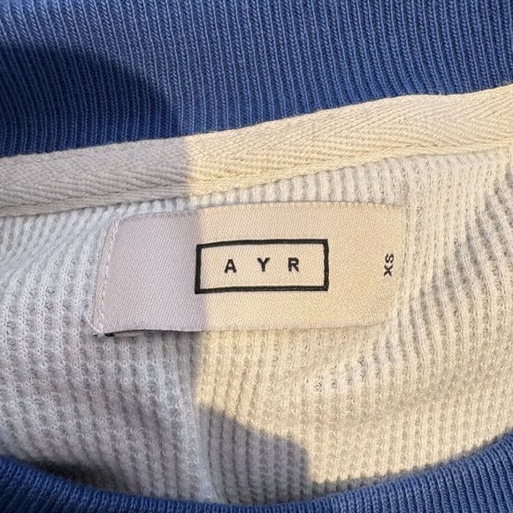 AYR The BLT Sweatshirt Men's Size XS in Bocce Blue New Without Tags! - Picture 4 of 7